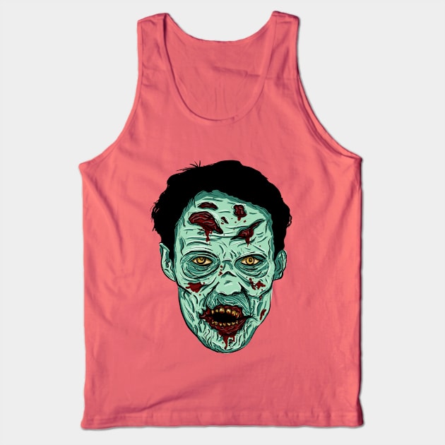 Zombie Tank Top by tombst0ne
